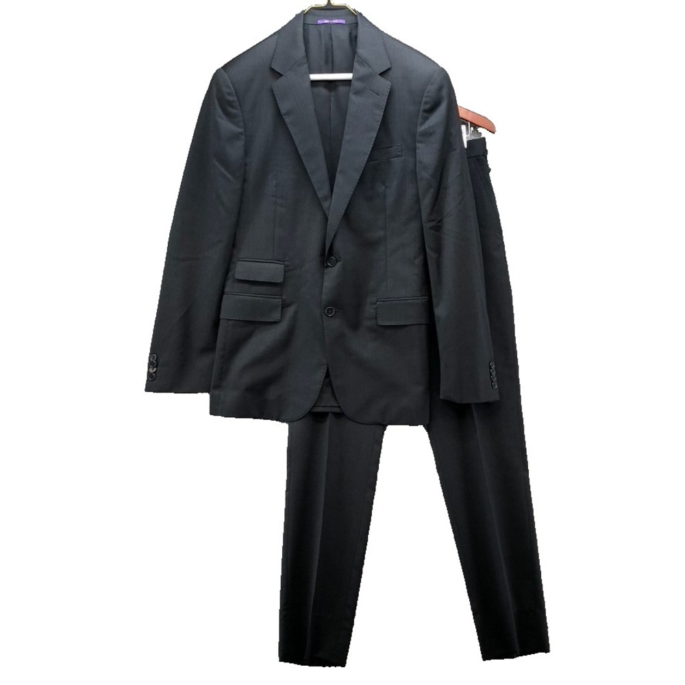 Ralph Lauren Purple Label Suit Mens 38R Gray Pants Jacket Business Wedding